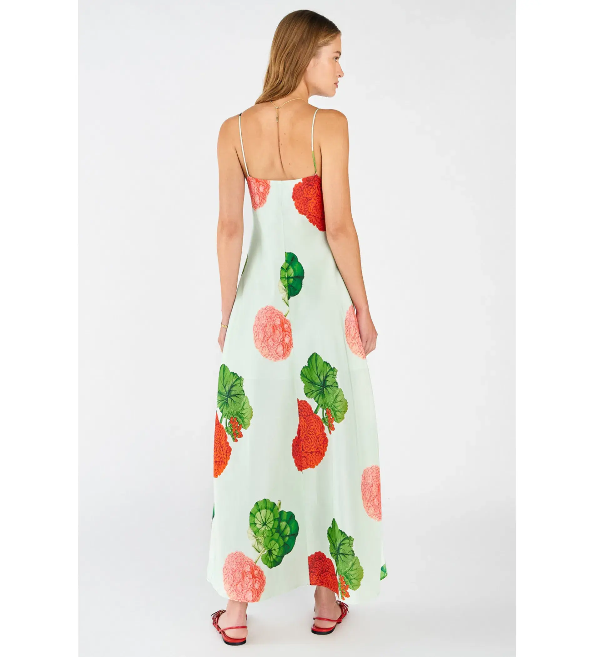 Oroton Posie Slip Dress Mid Floral Size 8 - Image 4