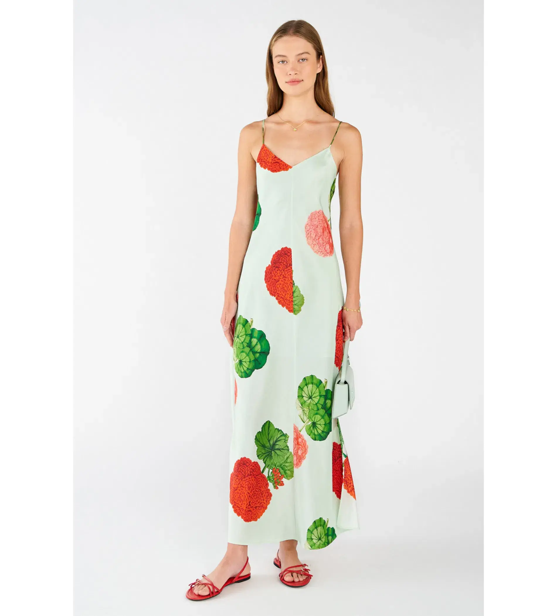 Oroton Posie Slip Dress Mid Floral Size 8 - Image 2