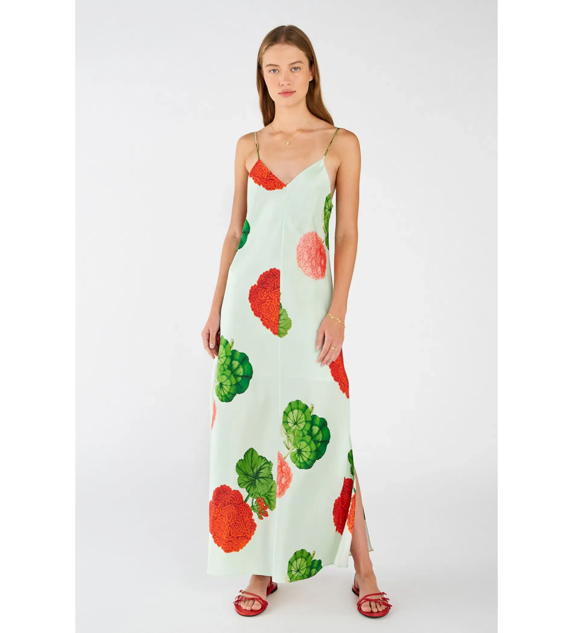 Oroton Posie Slip Dress Mid Floral Size 8 - Image 1