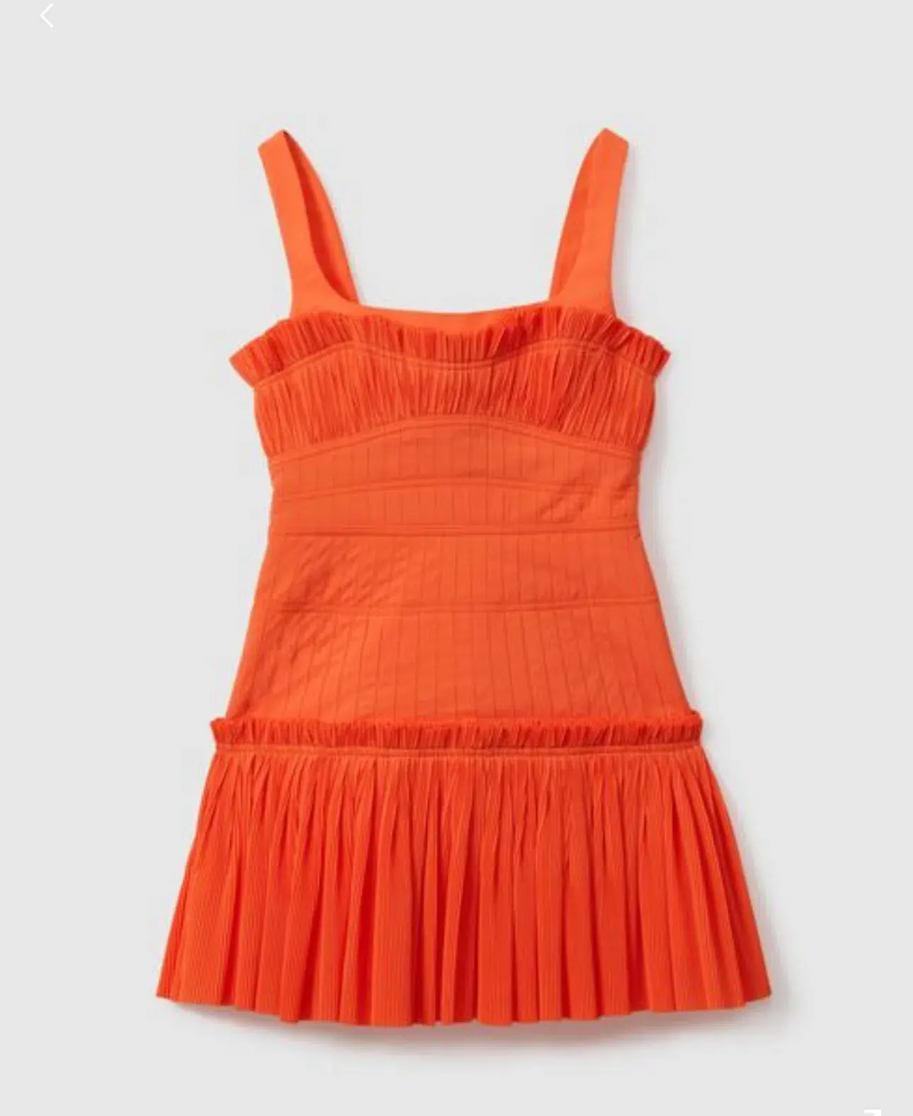 Acler Dartnell Mini Dress Orange Size 10 - Image 4