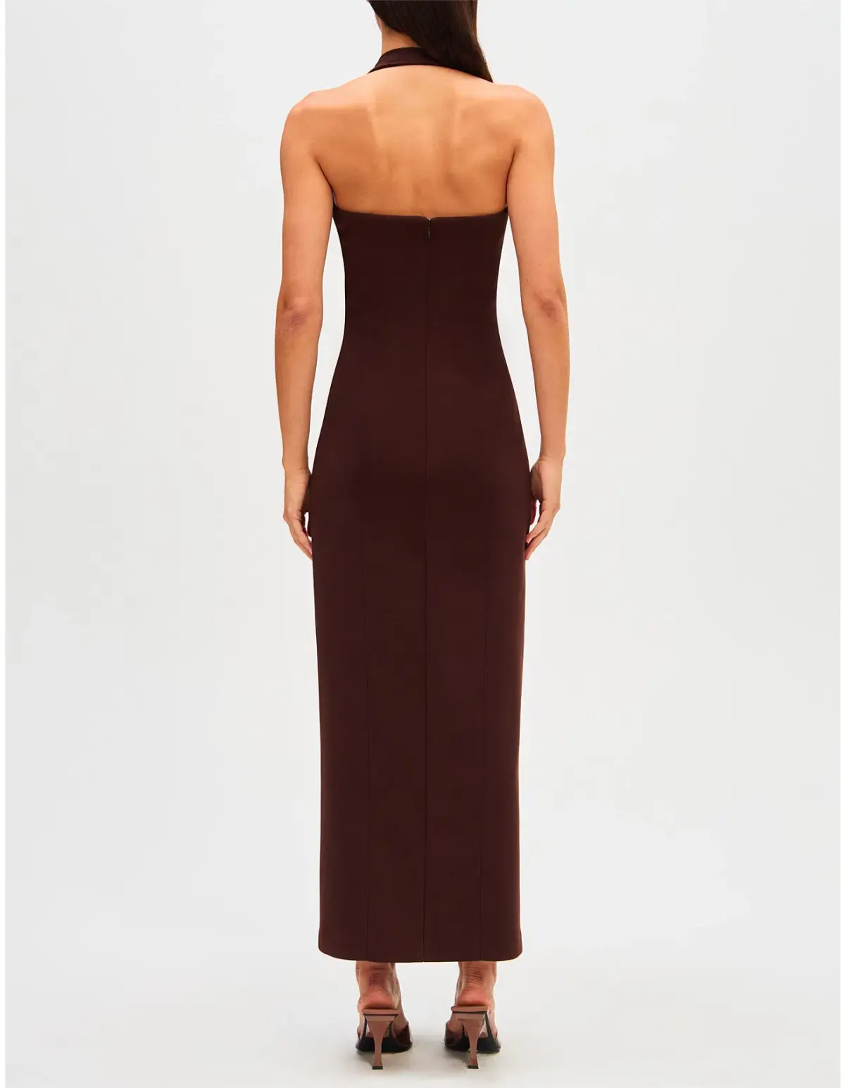 MISHA Amora Dress Brown Size 10/M - Image 2
