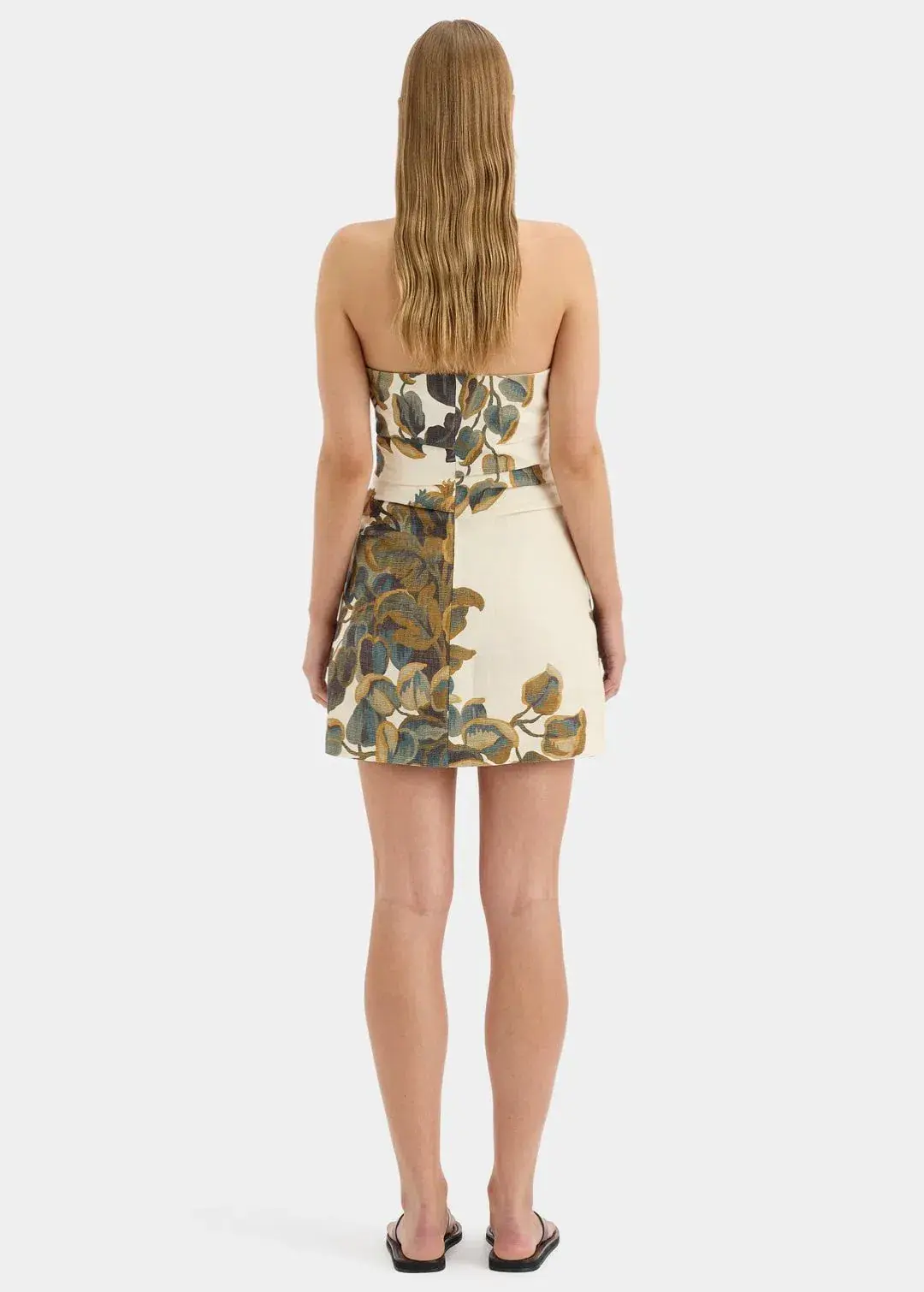 Sir The Label Evalita Halter Dress Cream Mini Size 10/M - Image 2