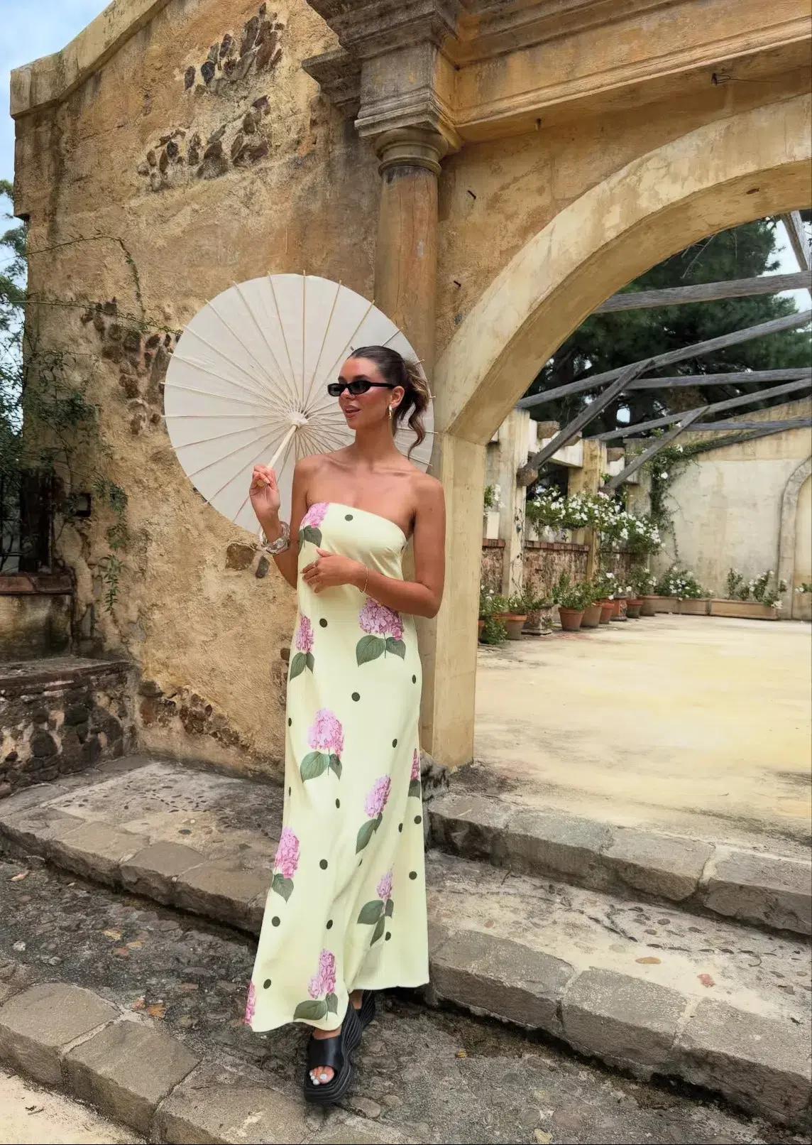 Palm Noosa Alessia Maxi Portofino Polka Dot Size AU 10 - Image 1