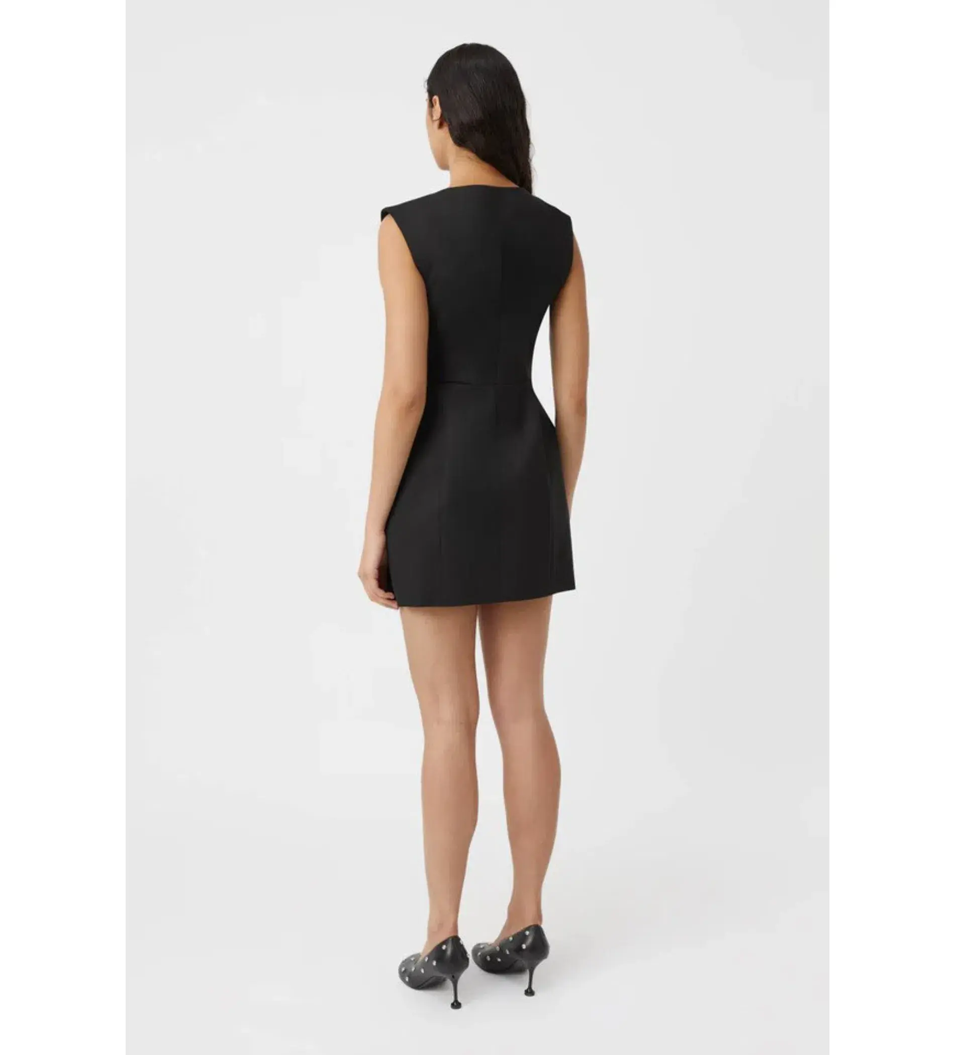 Camilla and Marc Dusk Mini Dress Black Size AU 12 - Image 5