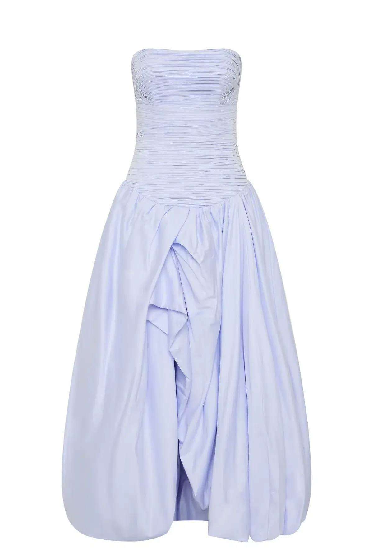 Aje Violette Bubble Hem Maxi in Pearl Blue Size 10 - Image 4