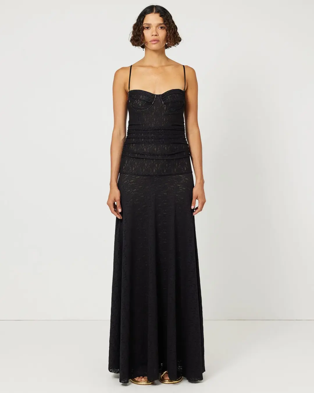 Camilla and Marc Camille Lace Maxi Black Size AU 10 for rent on The Volte - main image