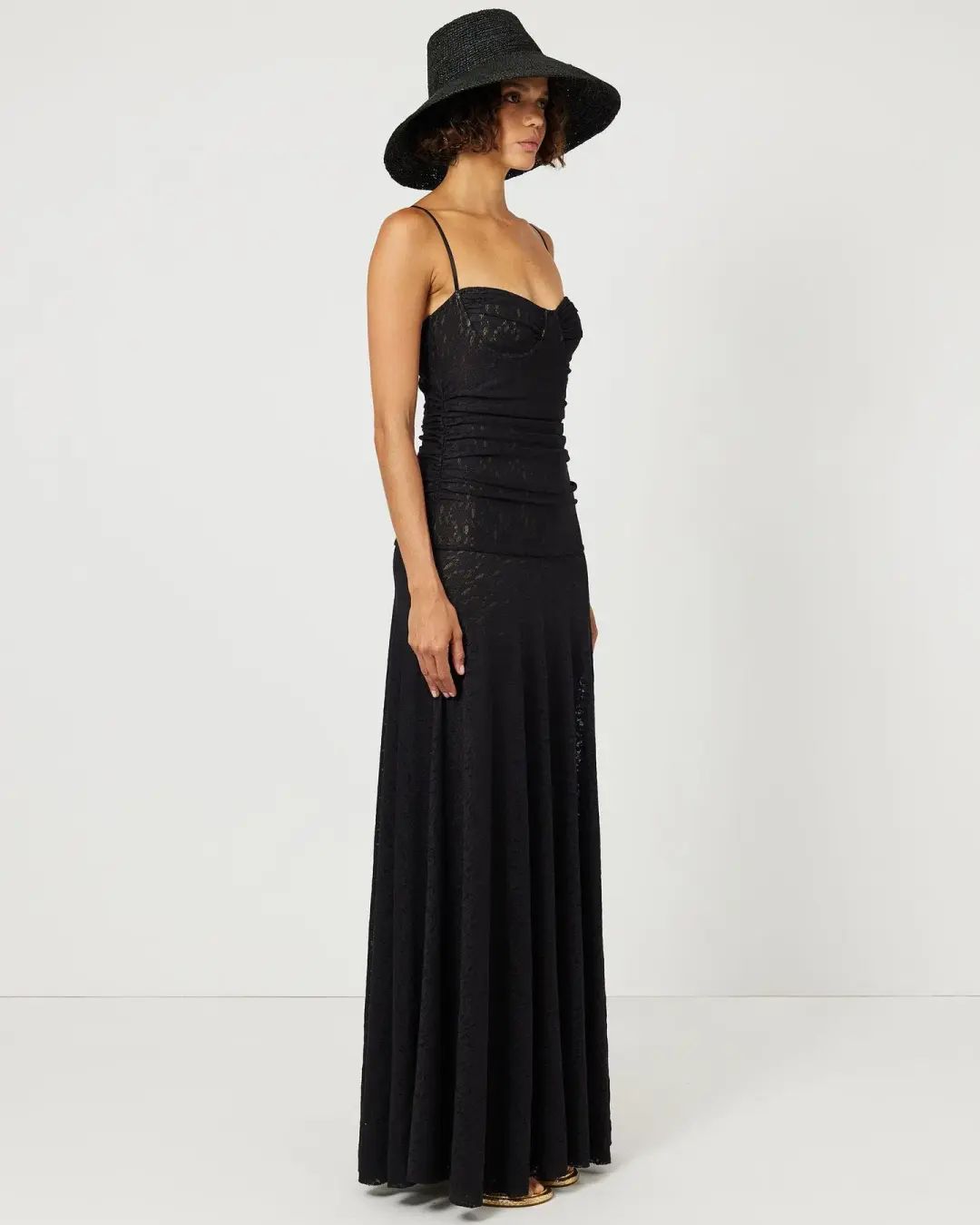 Camilla and Marc Camille Lace Maxi Black Size AU 10 for rent on The Volte - main image