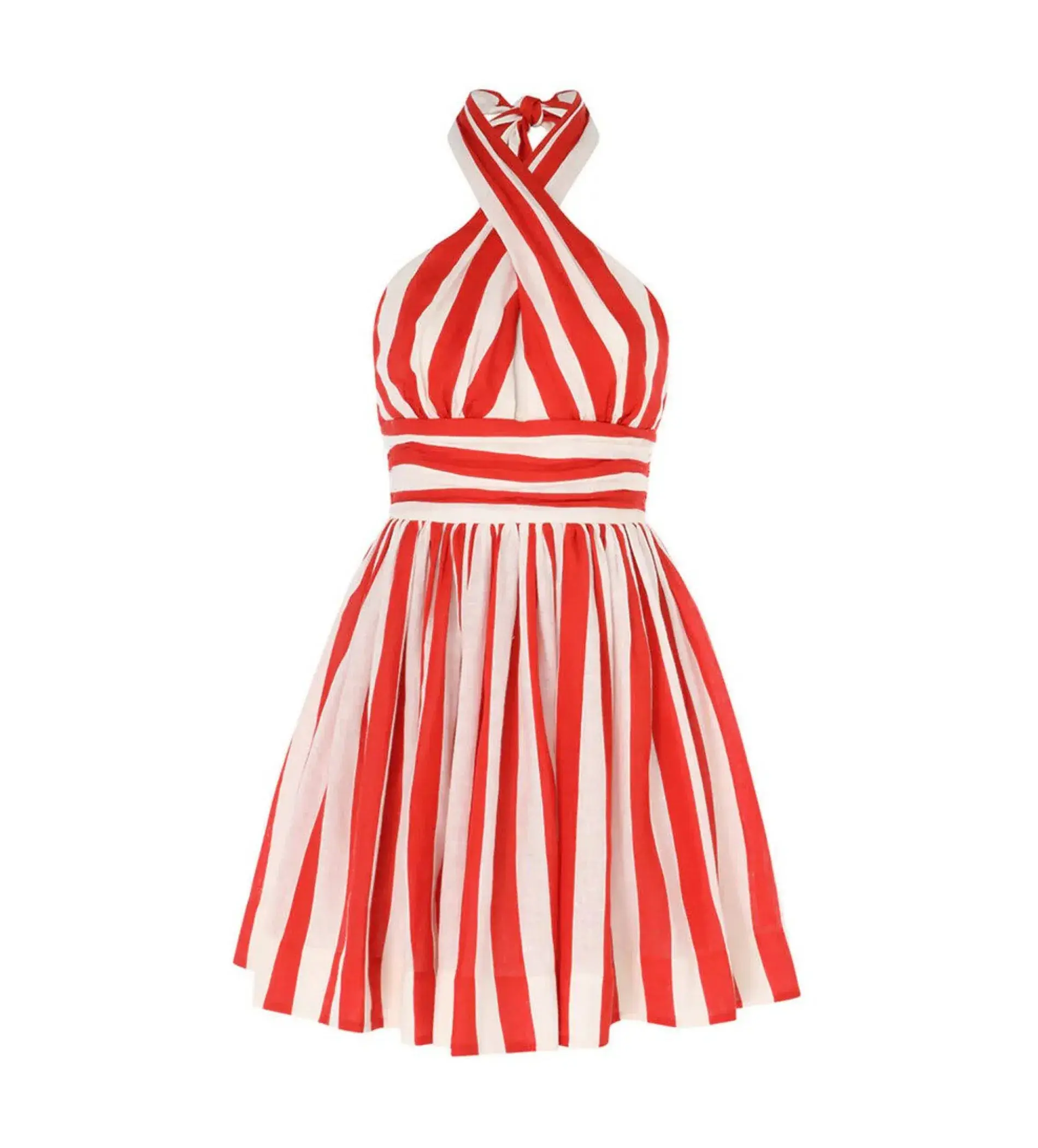 Zimmermann Alight Halter Mini Dress Multi Size 1/AU 10 - Image 5