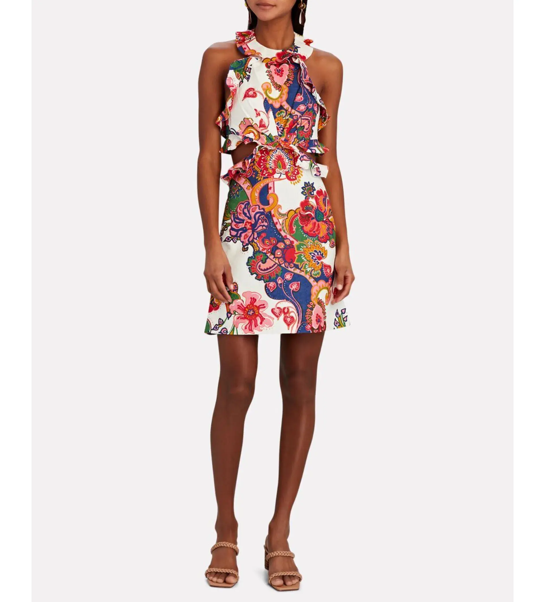 Zimmermann Lovestruck Mini Dress in Floral Paisley Size 1/AU 10 - Image 1