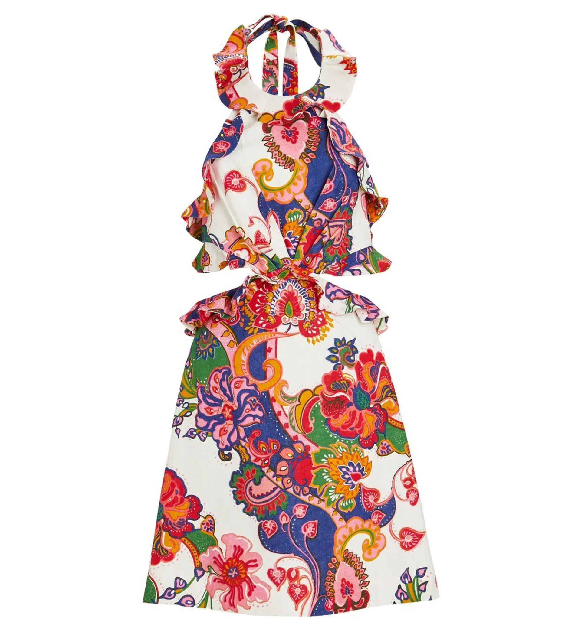 Zimmermann Lovestruck Mini Dress in Floral Paisley Size 1/AU 10 - Image 4
