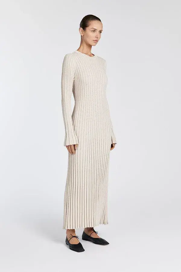 Ada Srone Long Sleeve Midi Dress Size 10 - Image 3