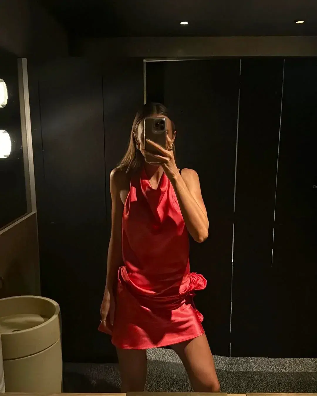 Arcina Ori Rosa Dress Red Size M/AU 10 - Image 11