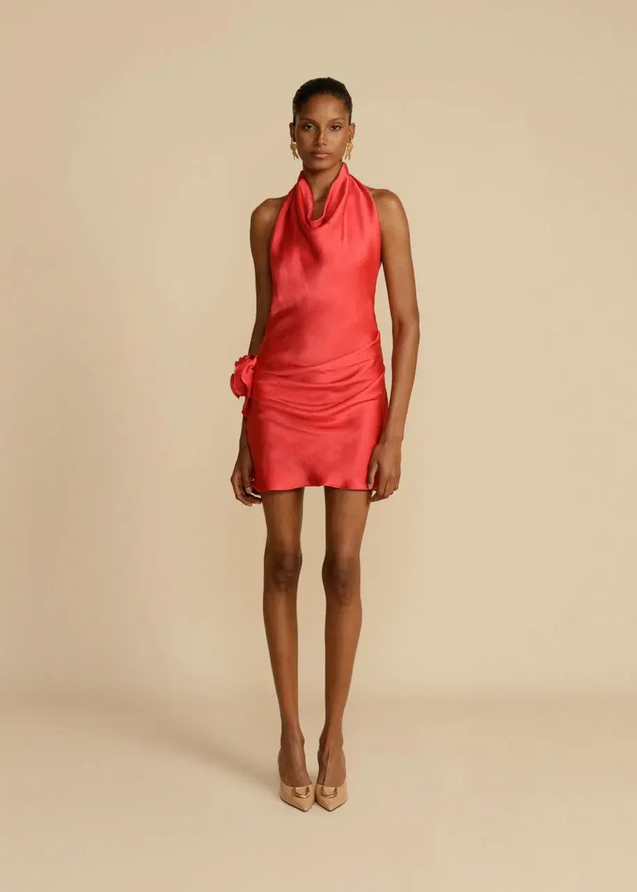 Arcina Ori Rosa Dress Red Size M/AU 10 for rent on The Volte - main image
