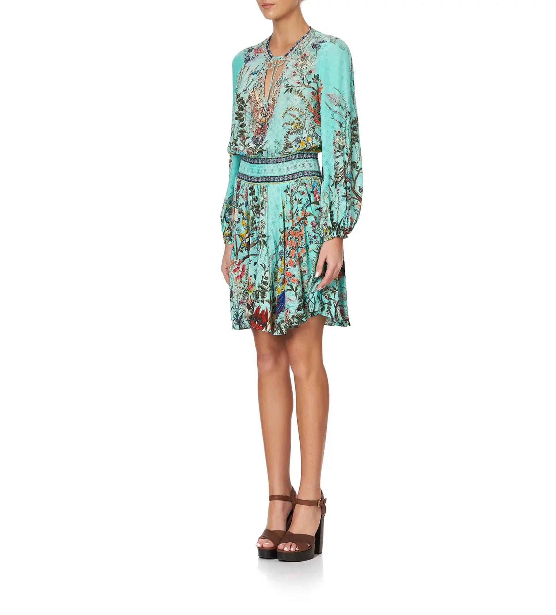 Camilla Millas Backyard Shirred Relaxed Short Dress Size S / AU 10 - Image 2