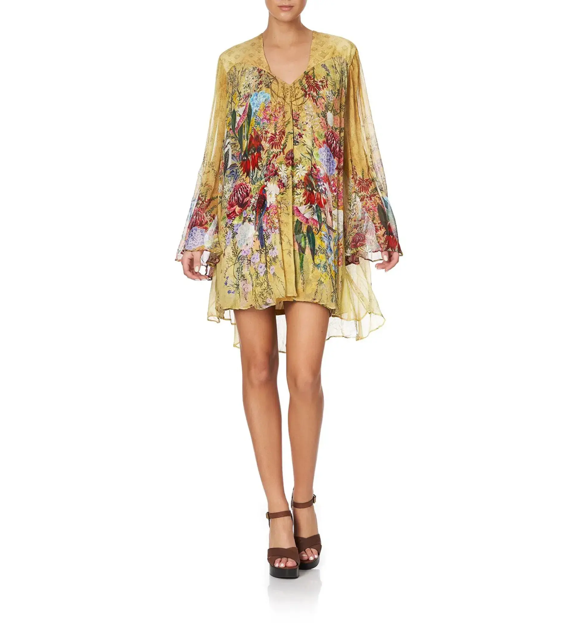 Camilla Among The Gumtrees Short Dress with Yoke Size S / AU 10 - Image 2