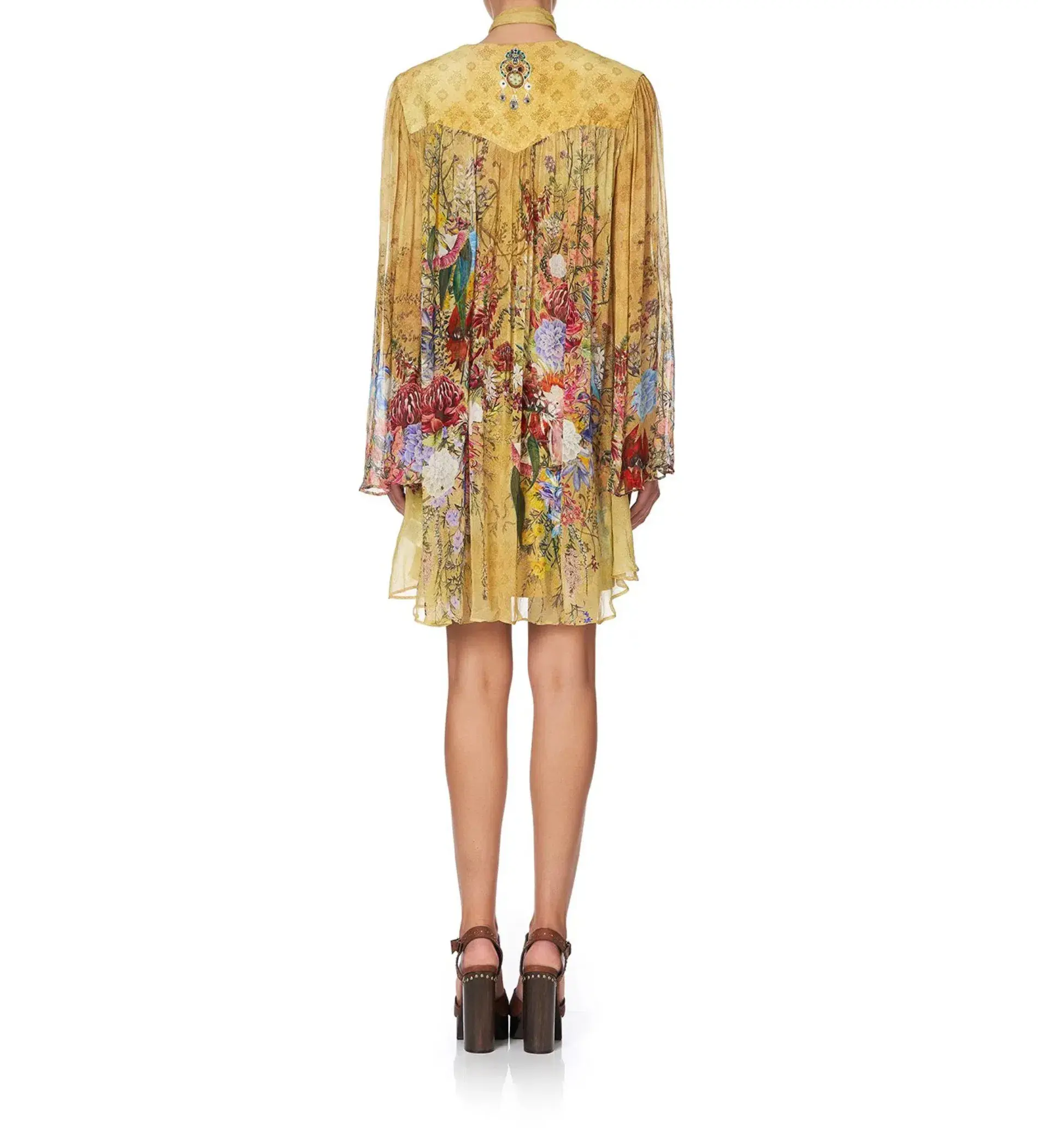 Camilla Among The Gumtrees Short Dress with Yoke Size S / AU 10 - Image 4