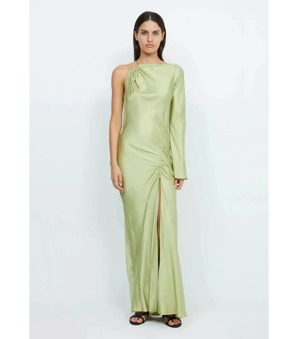 Bec & Bridge Kai Asym Maxi Dress Pear Size AU 6  - Image 1
