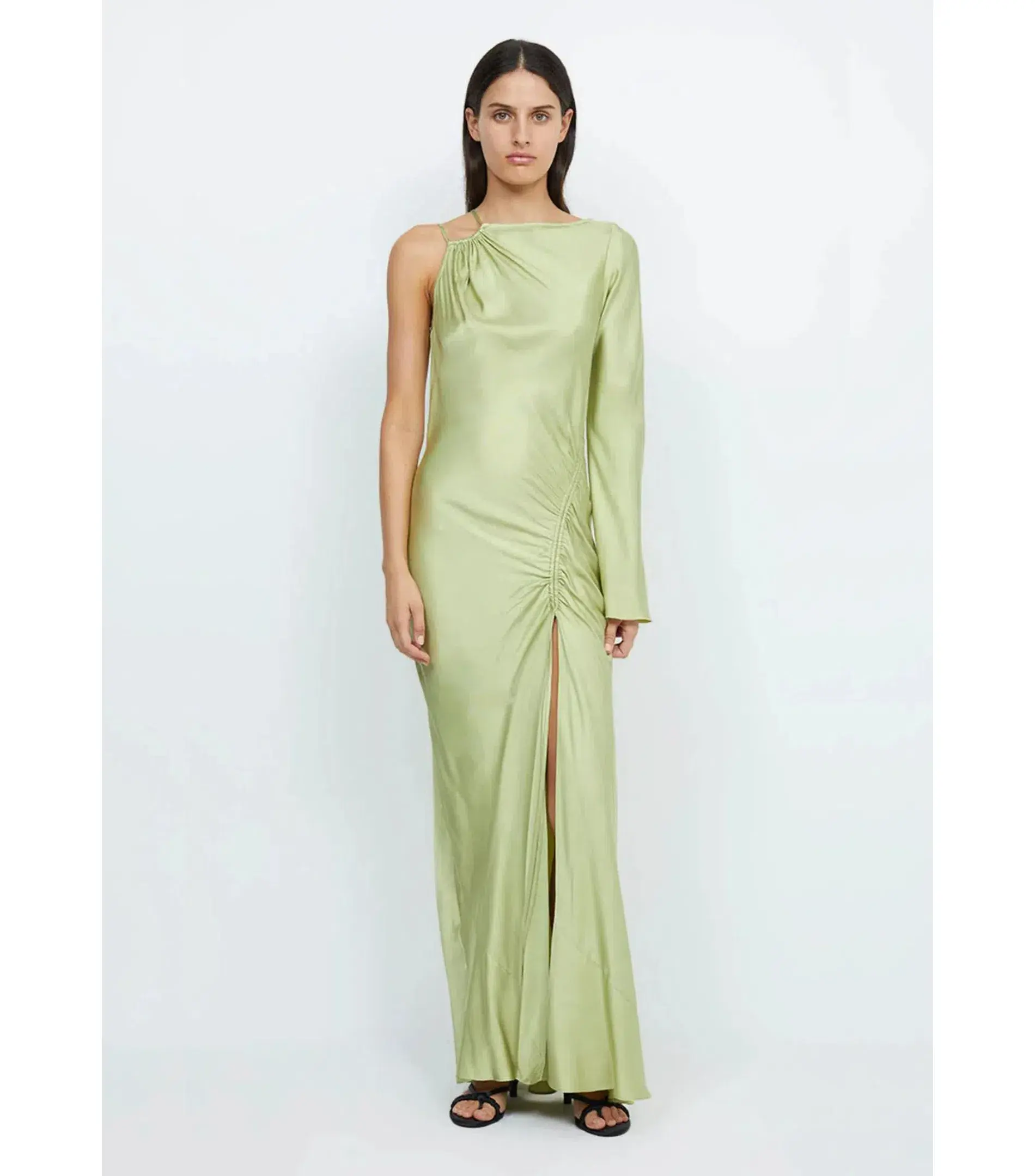 Bec & Bridge Kai Asym Maxi Dress Pear Size AU 6  - Image 1