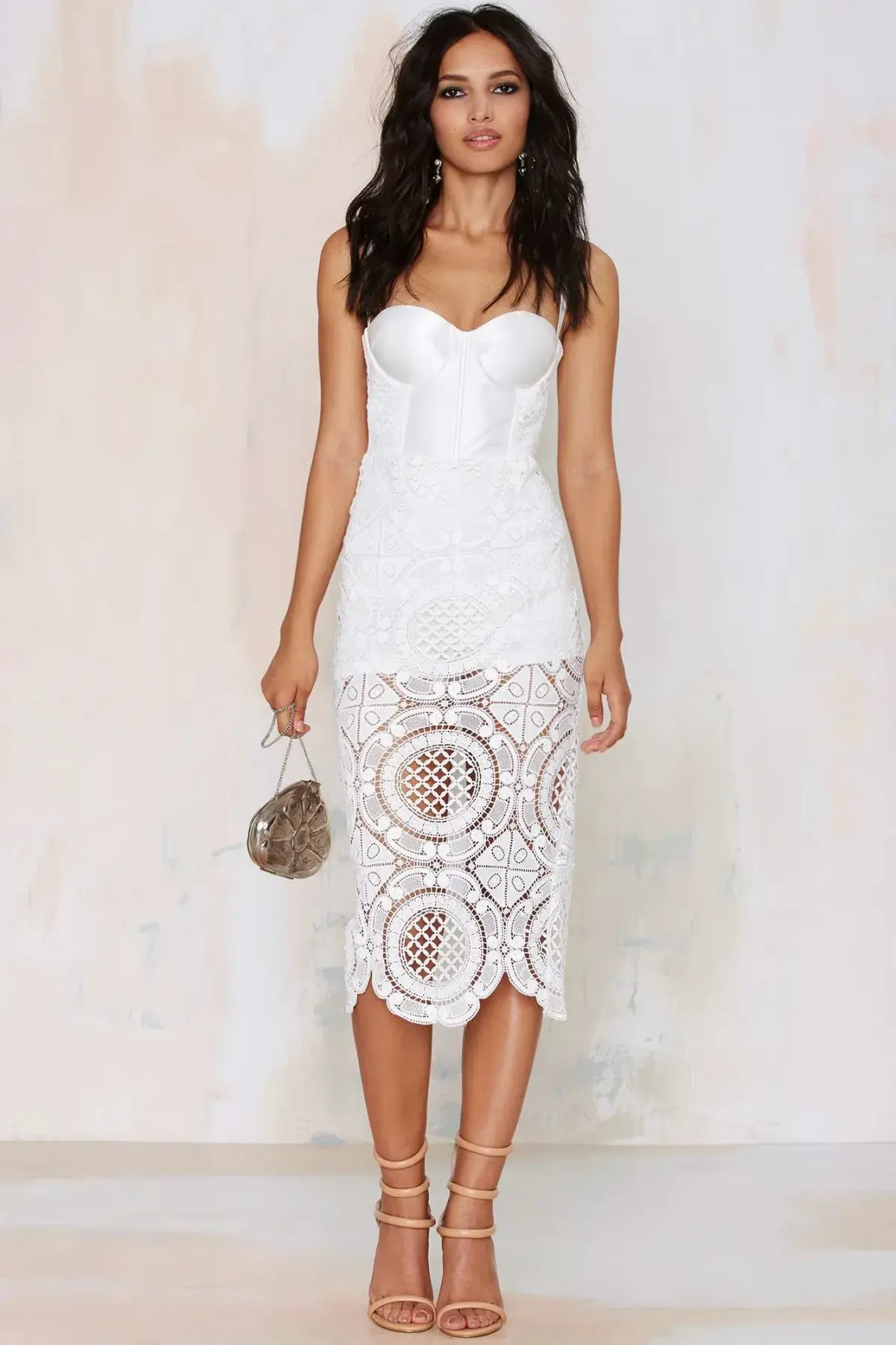 MISHA Flora Dress White Size 6/XS - Image 3