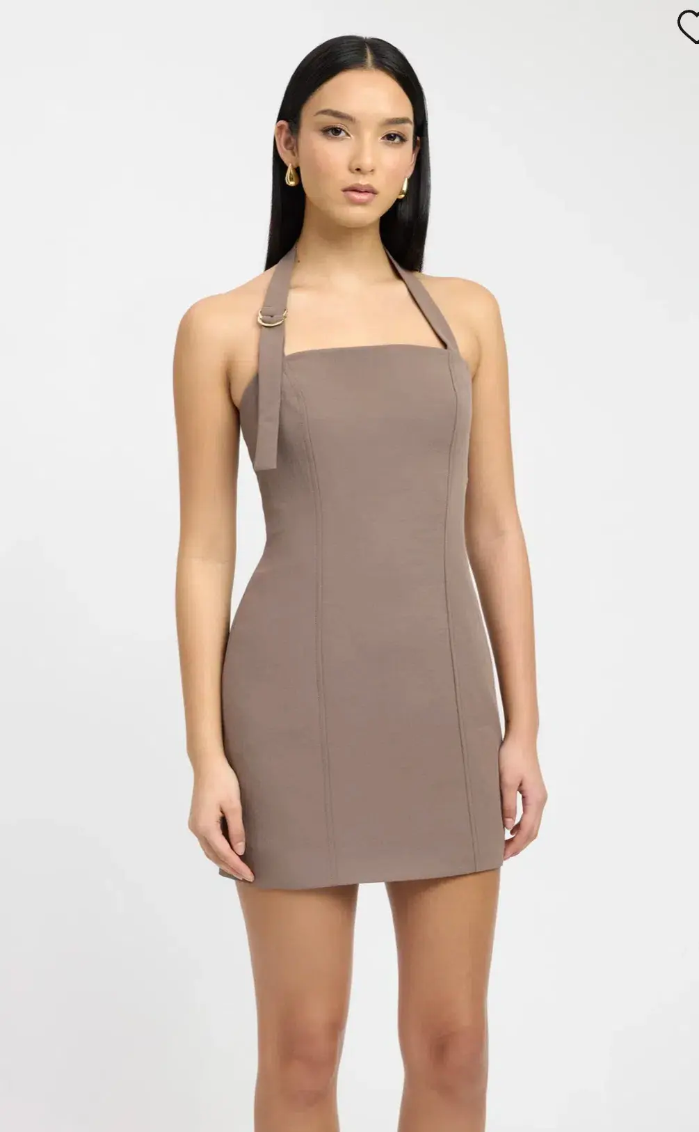 Kookai Ariel Buckle Halter Mini Dress  Size 6 - Image 1