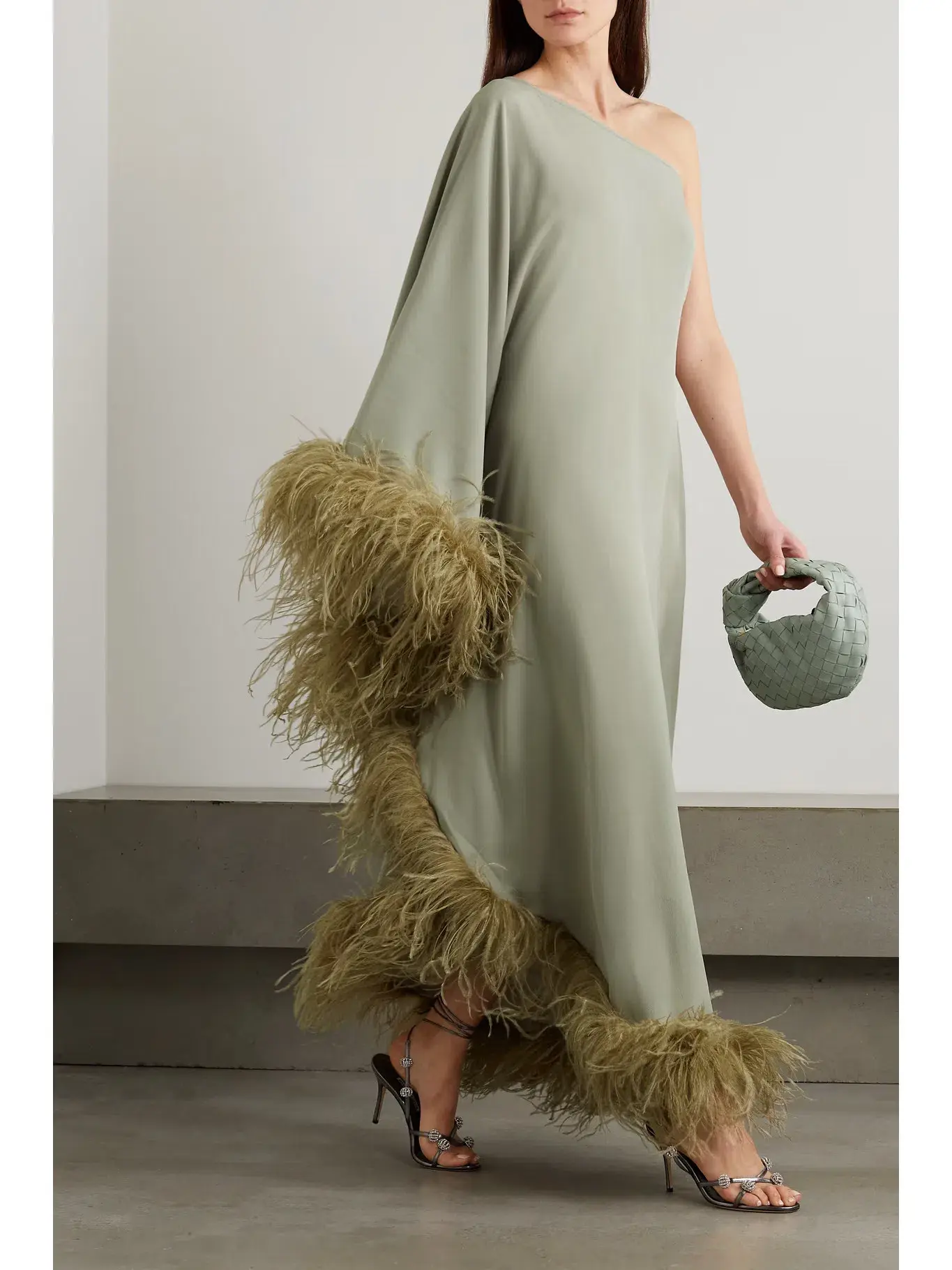 Taller Marmo Ubud Dress Sage Green Size 10 - Image 1