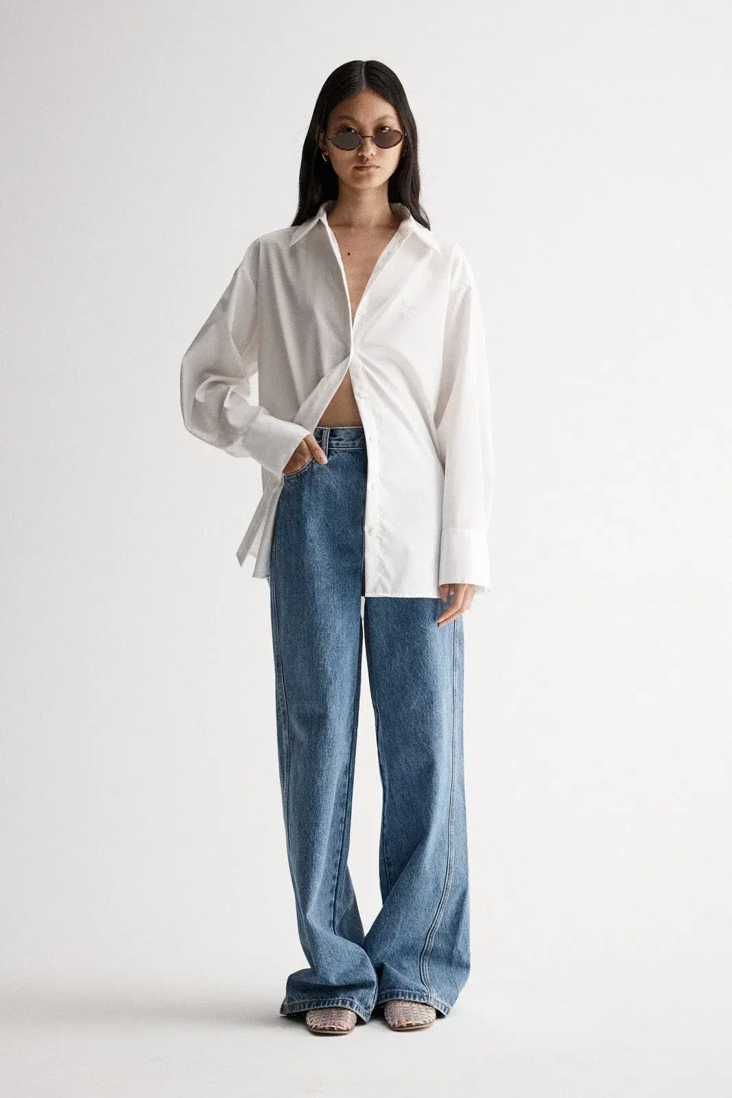 Elka Collective Carter Shirt White Size S / AU 8 - Image 1