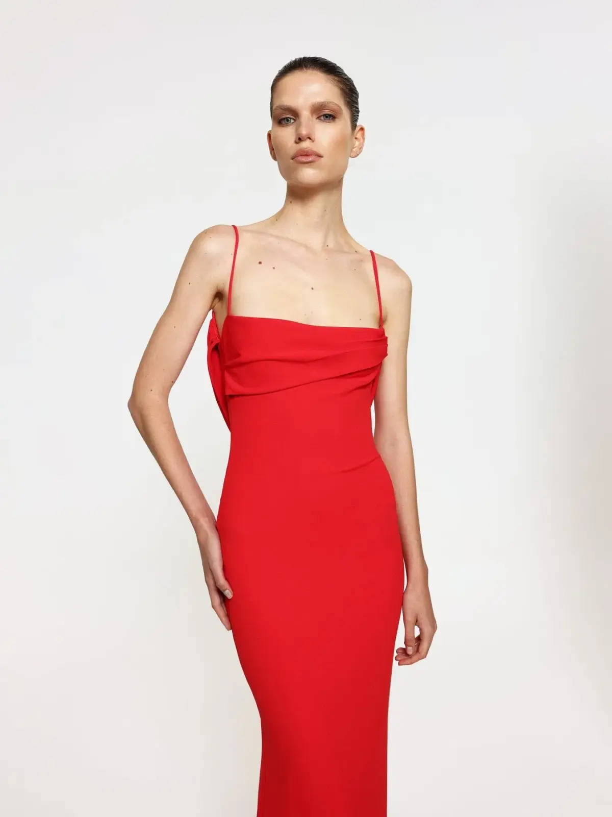 Effie Kats Havilland Gown Red size 8 - Image 4