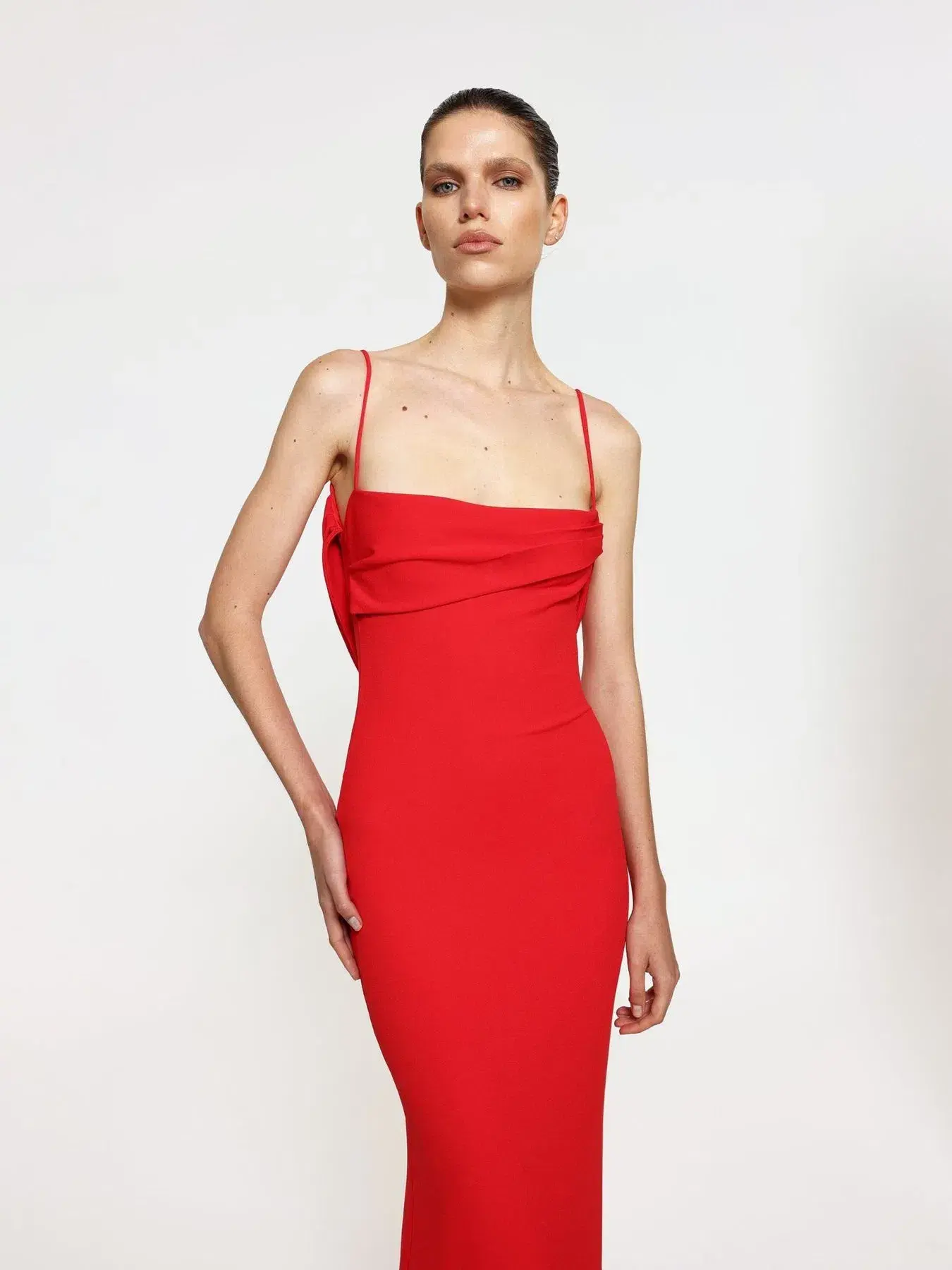 Effie Kats Havilland Gown Red size 8 - Image 4