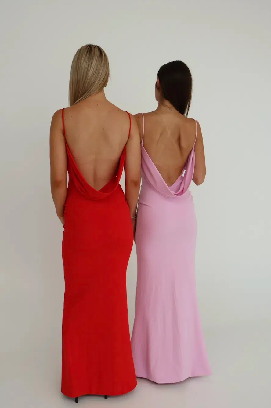 Effie Kats Havilland Gown Red size 8 - Image 7
