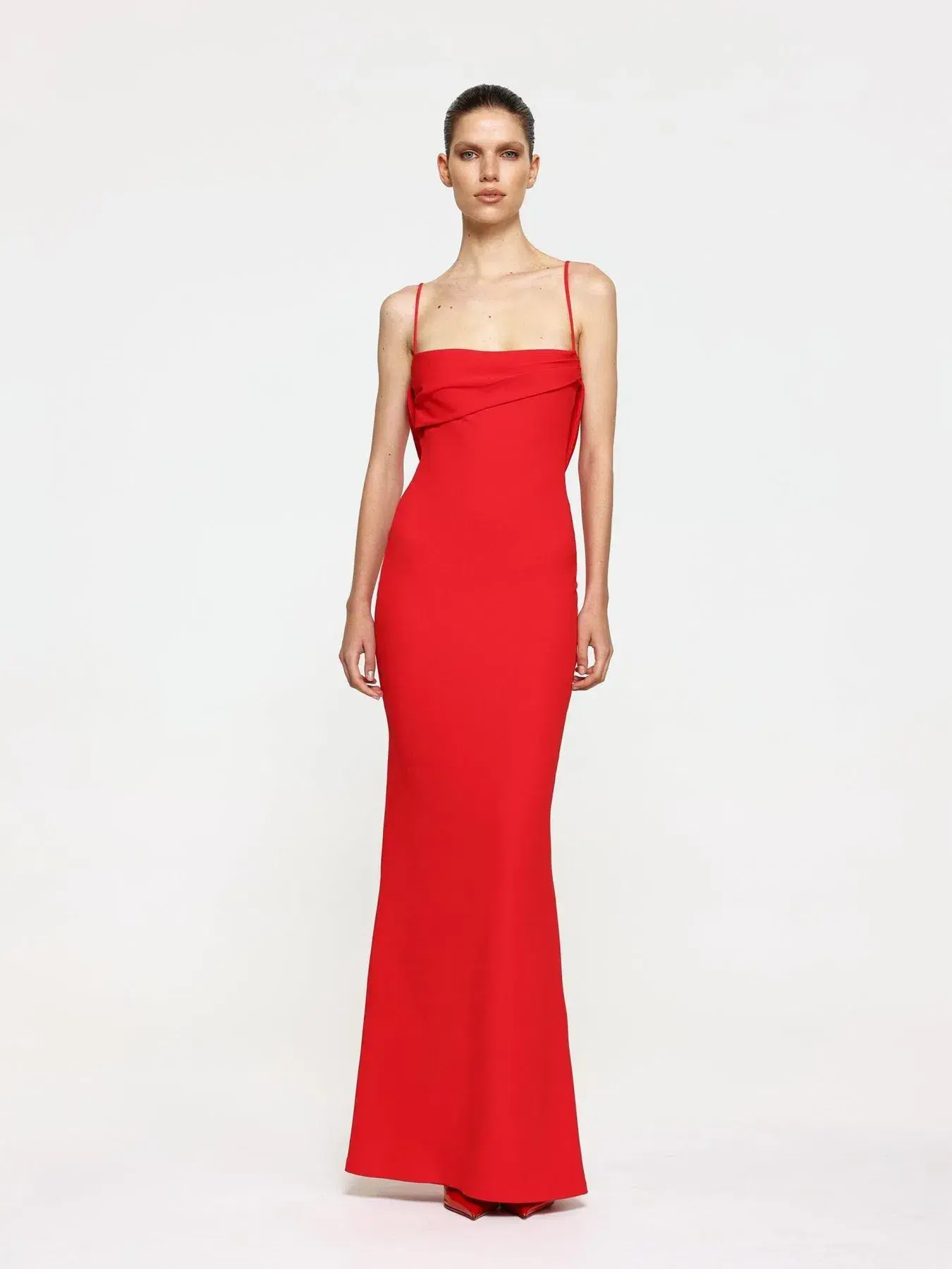 Effie Kats Havilland Gown Red size 8 - Image 2