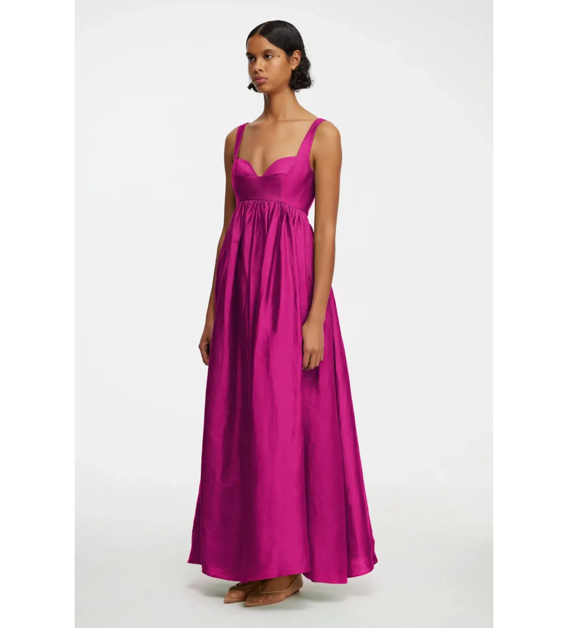 Acler Sandgate Maxi Dress in Plum Size 12 - Image 2