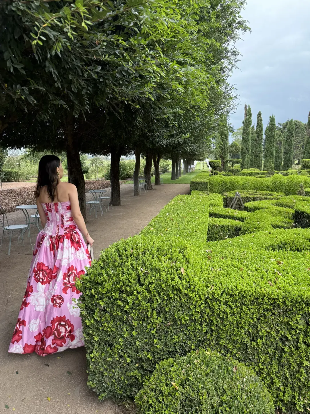 AJE Behold Maxi Dress Pink Boldy Blooming Size  8 for rent on The Volte - main image