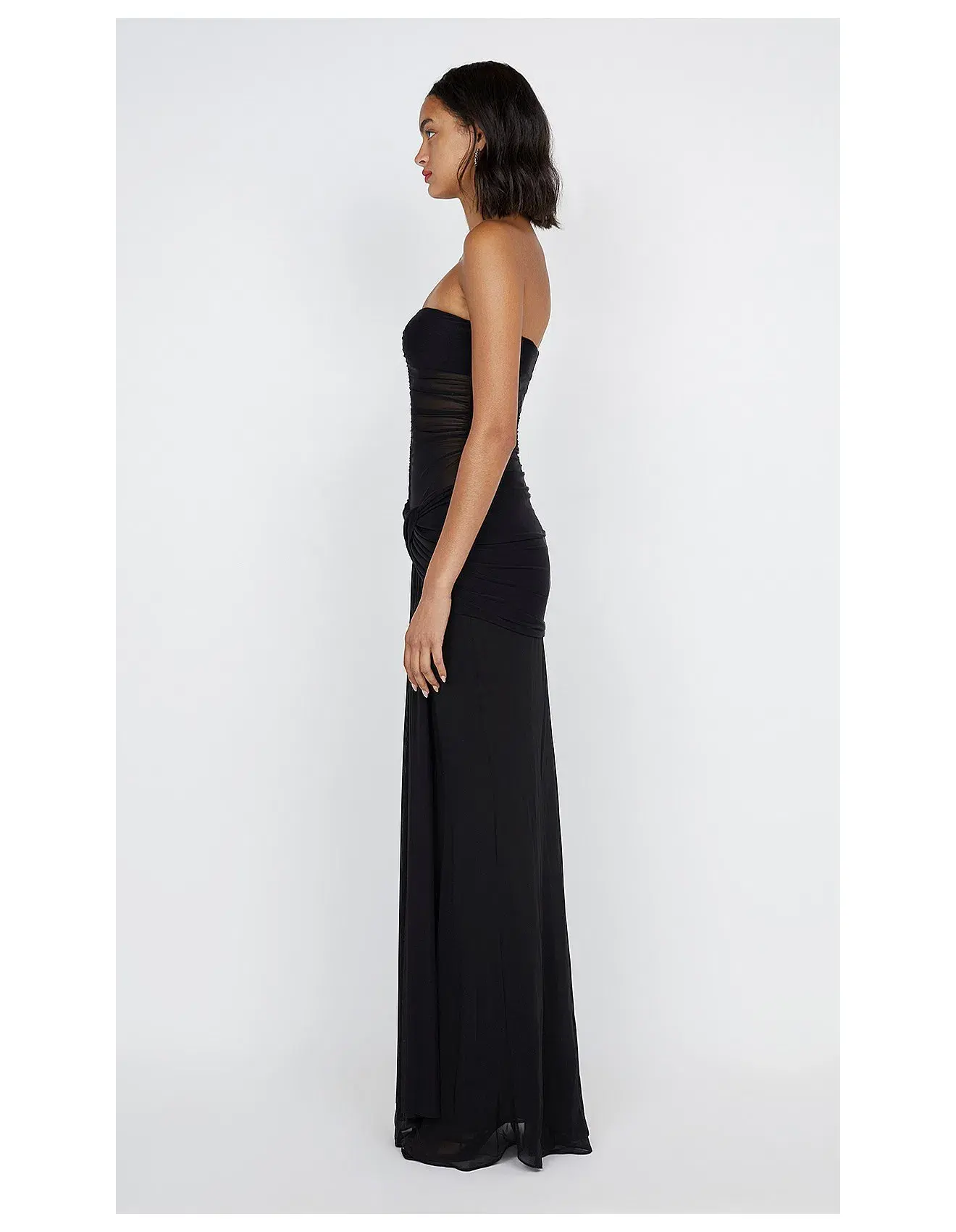 Bec & Bridge Noemi Strapless Dress in Black Size AU 8 - Image 3