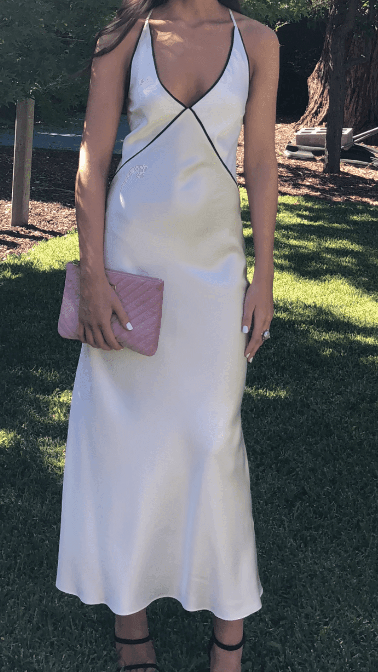 Chosen by Tuchuzy Ivylee Slip Dress White Size 6 - Image 3