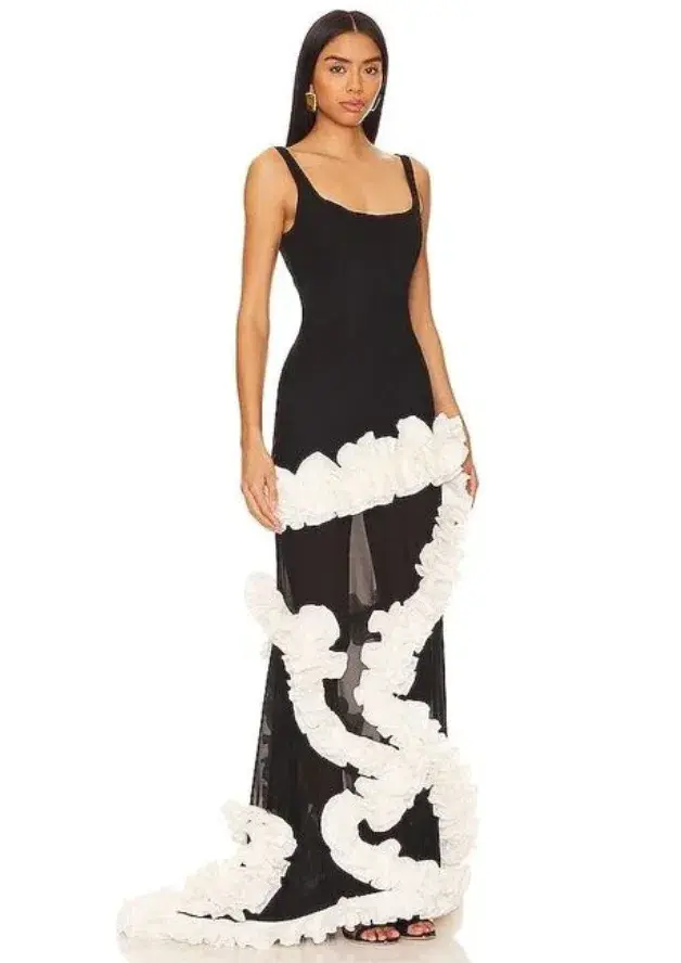 NBD Wisteria Gown Black Size 6 - Image 3