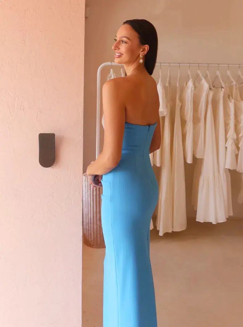 By Nicola Naomi Strapless Dress Capri Size 10 for rent on The Volte - main image