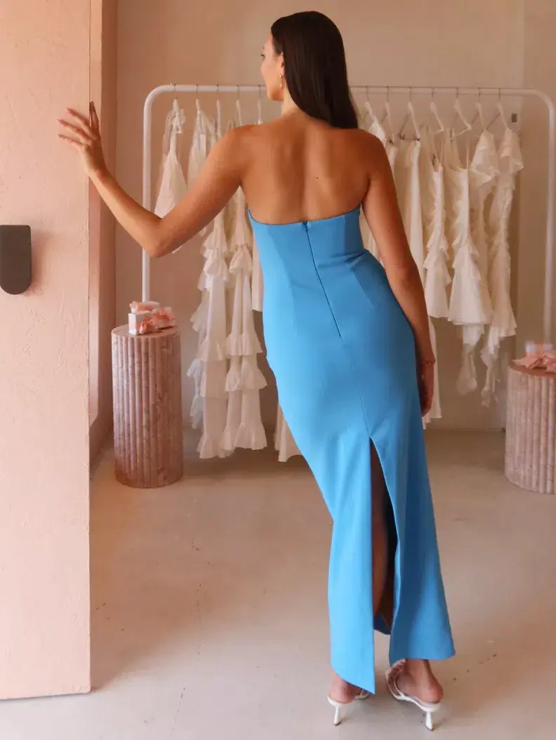 By Nicola Naomi Strapless Dress Capri Size 10 for rent on The Volte - main image