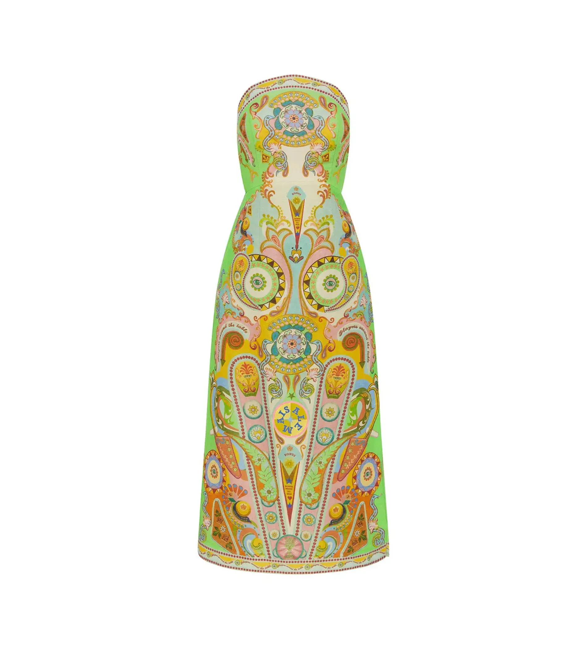 Alemais Pinball Bodice Dress Print Size 12 - Image 5