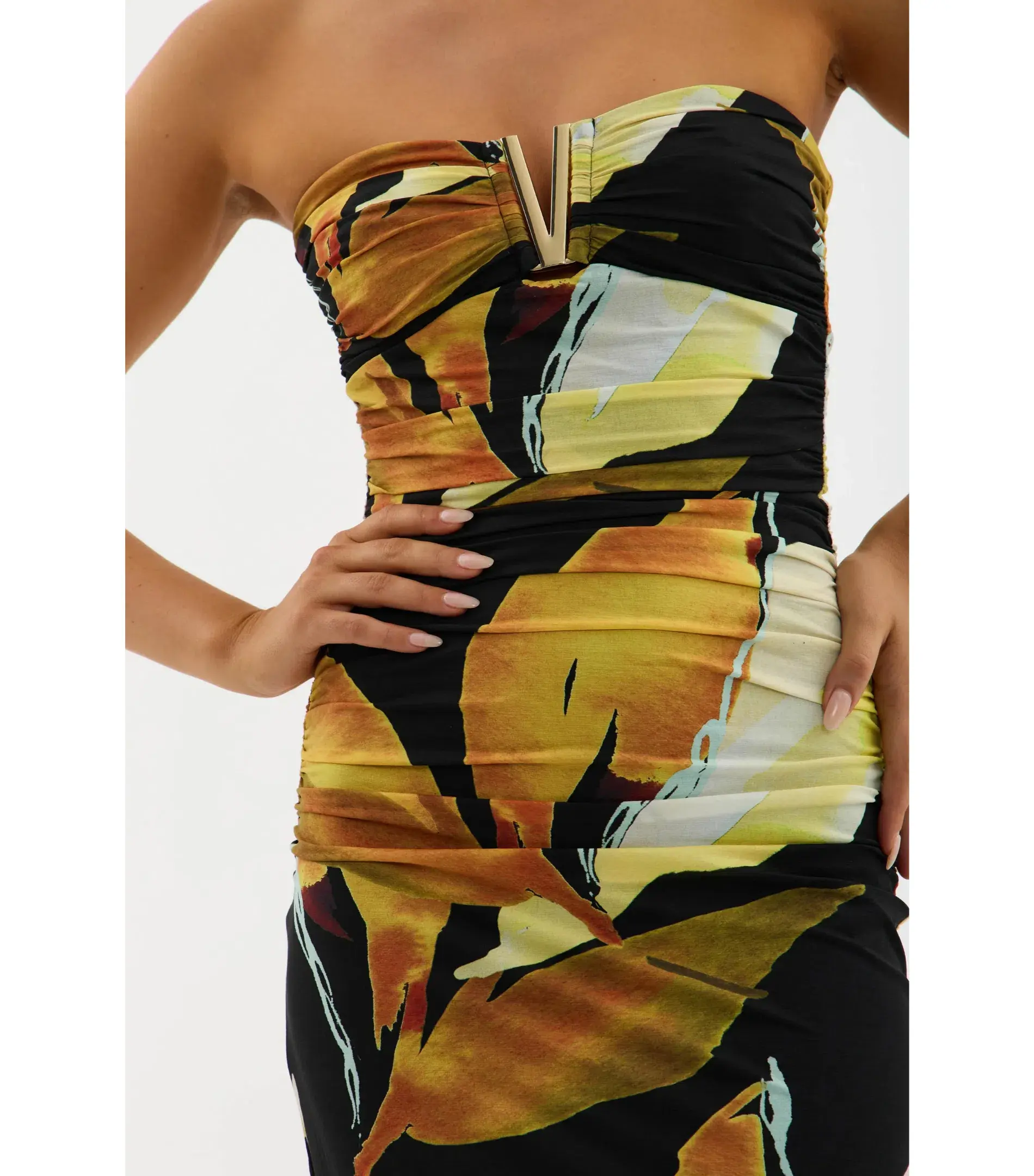 Rebecca Vallance Paradise of Petals Gown Print Size AU 10   - Image 4