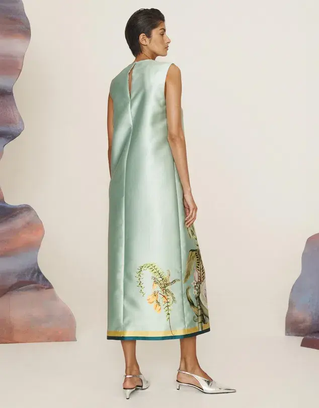 Alemais Anita Midi Dress Green Size AU 12 - Image 4