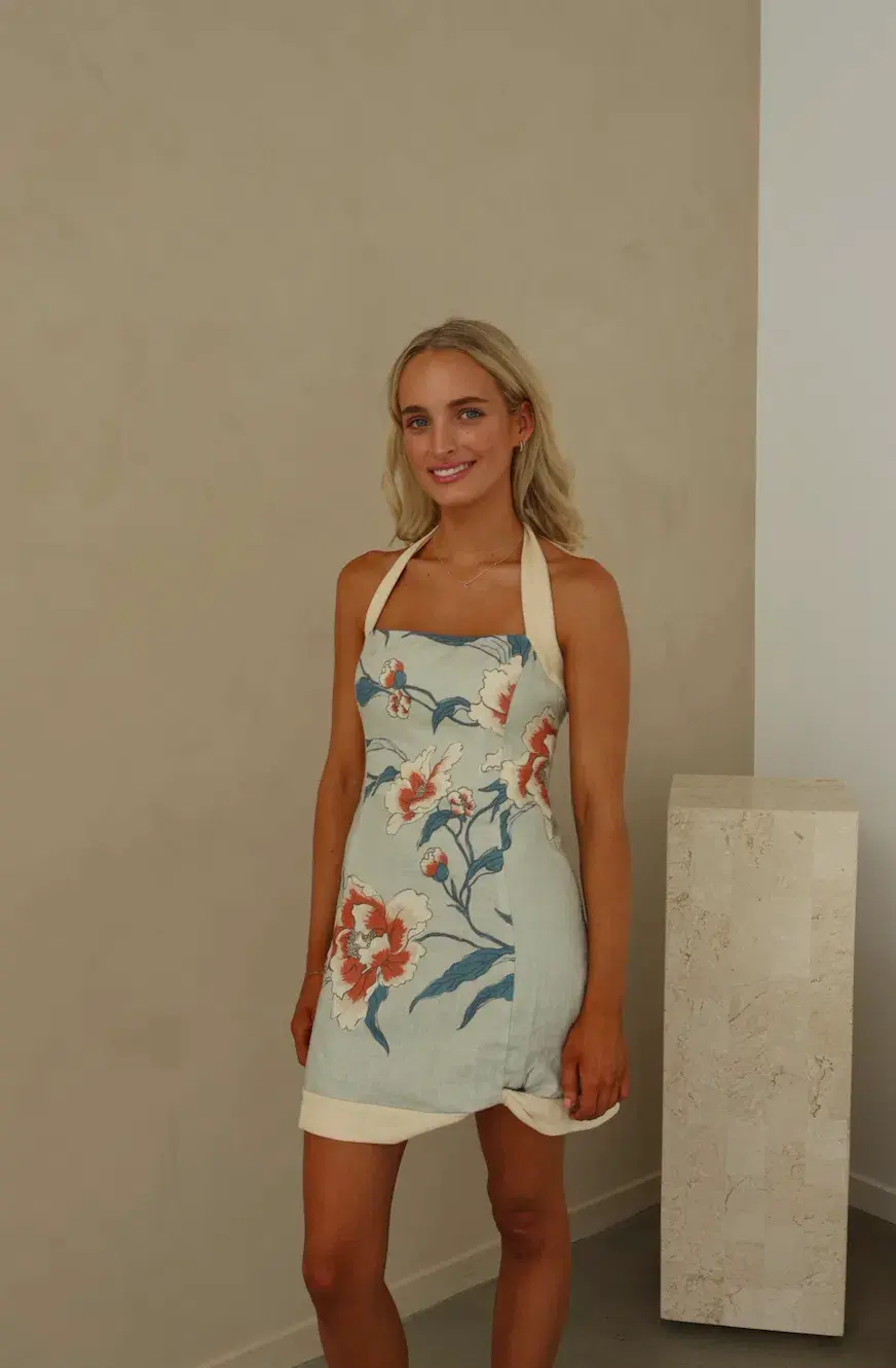 Sir The Label Roisin Mini Dress in Bloom Floral Size 8 - Image 2