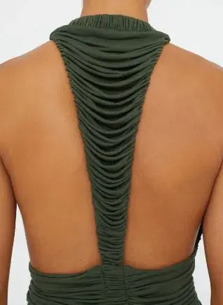 Christopher Esber Orion Gown Green Size 8 - Image 2