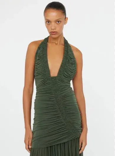 Christopher Esber Orion Gown Green Size 10 - Image 3