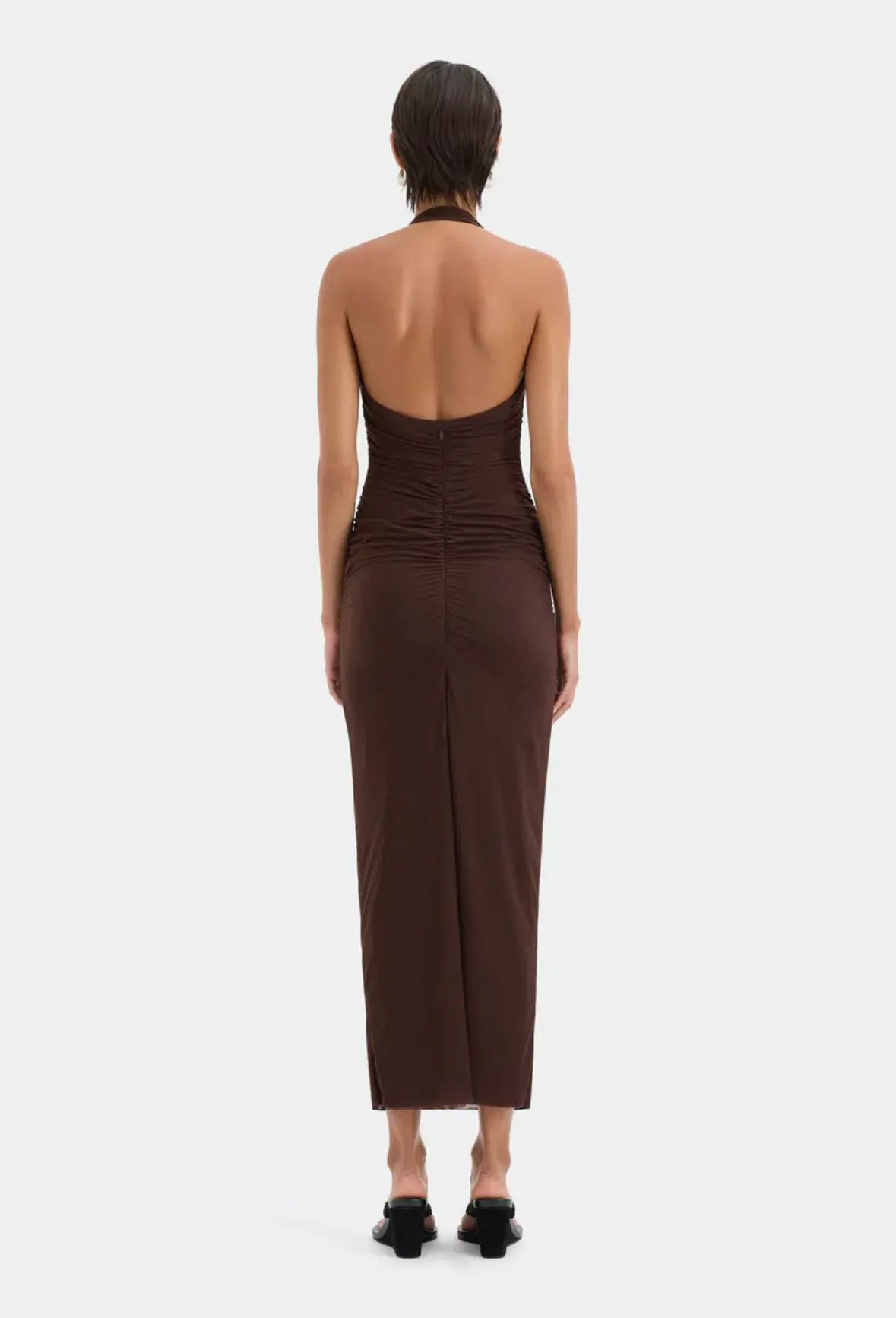 Sir The Label Jacques Know Midi Dress Brown Size 10 - Image 2