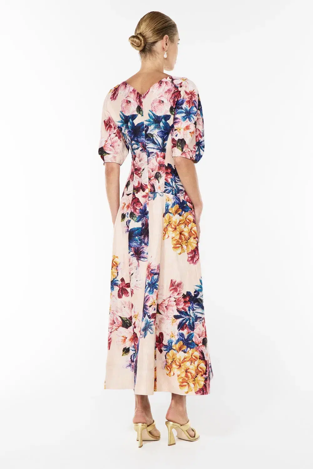 Manning Cartell Scattered Flowers Dress AU 14 - Image 3