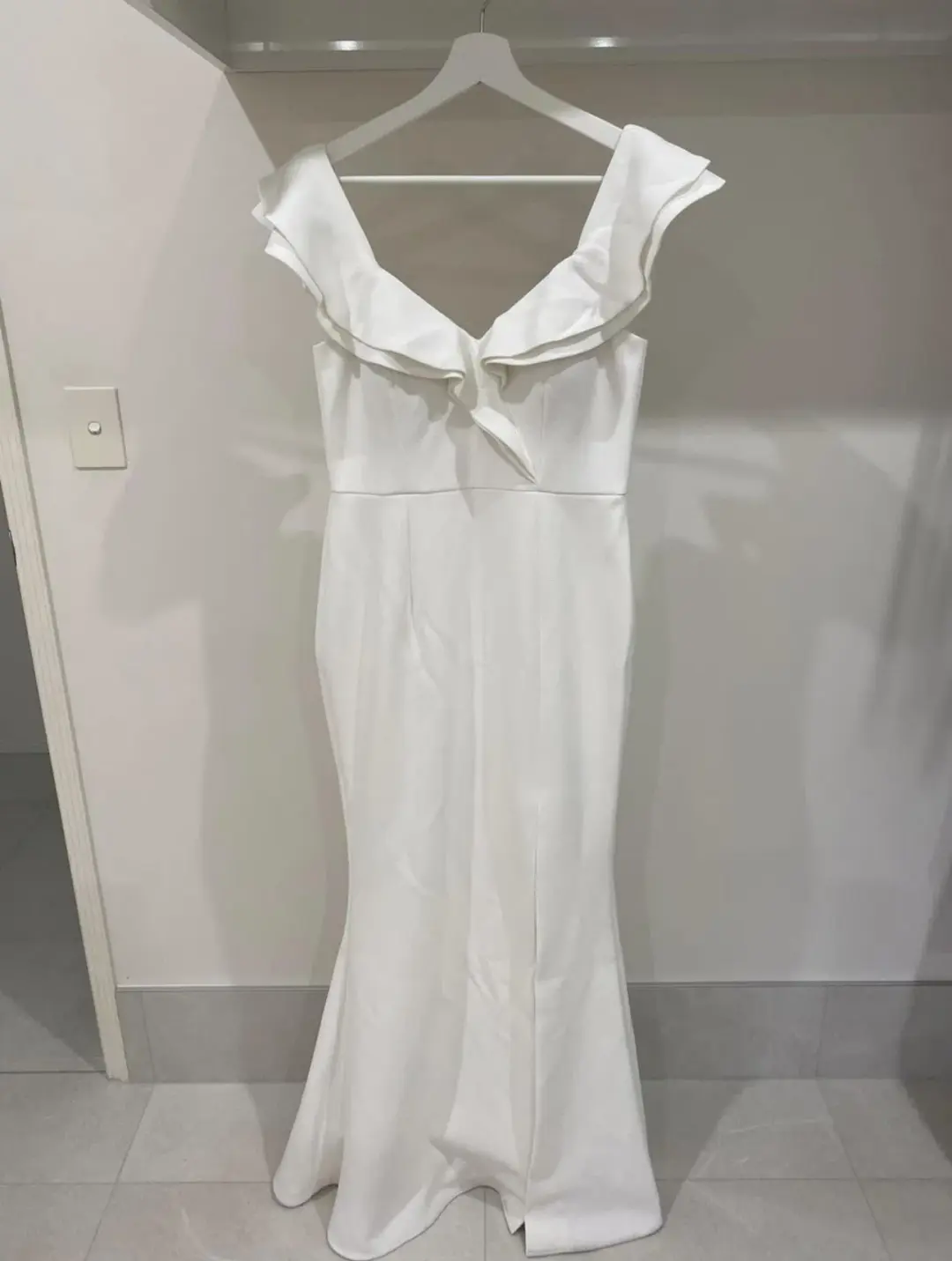 Sheike Allure Maxi Dress White Size 14 for rent on The Volte - main image