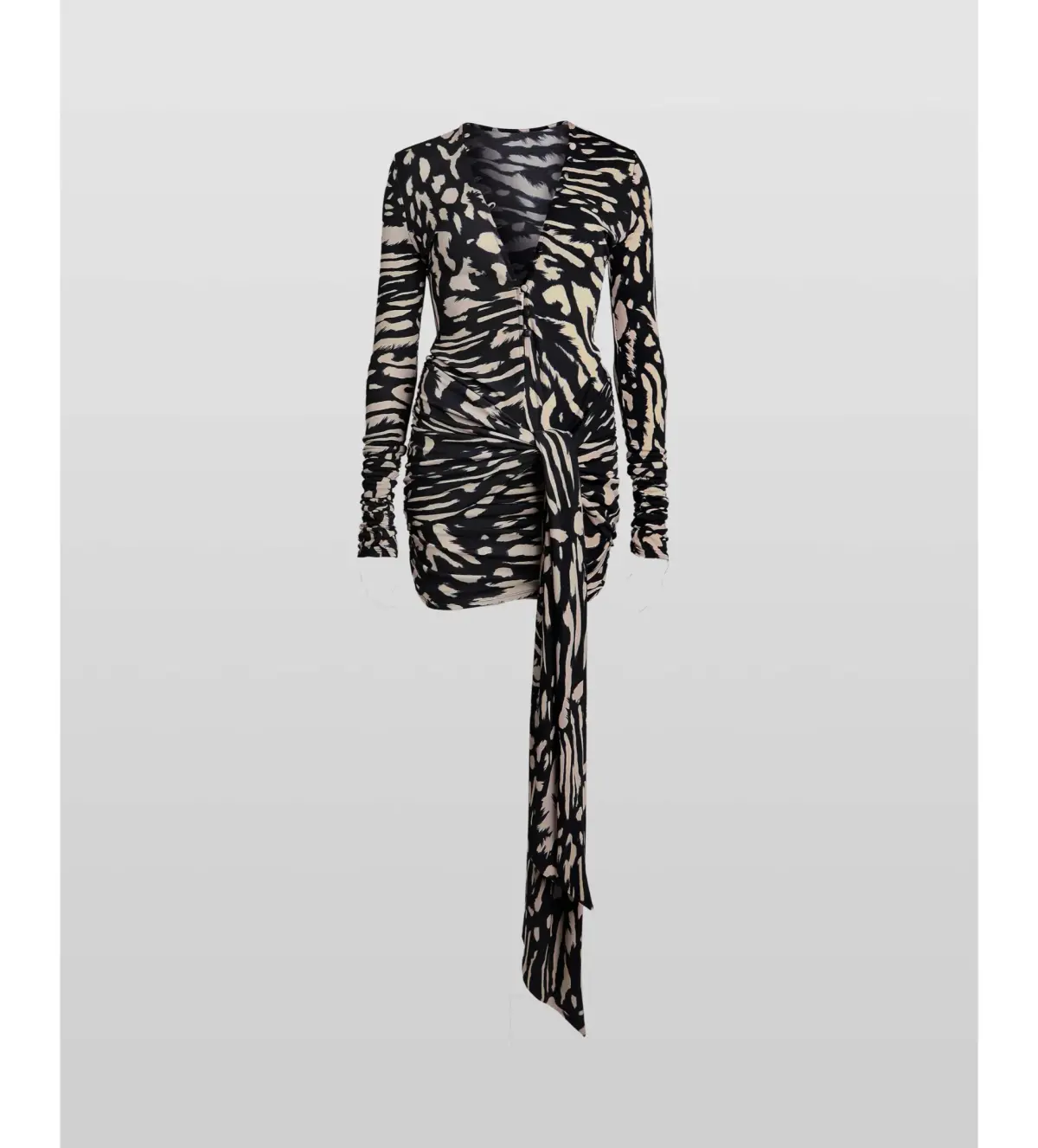 Rat & Boa Leontina Mini Dress Animal Print Size 6 - Image 3