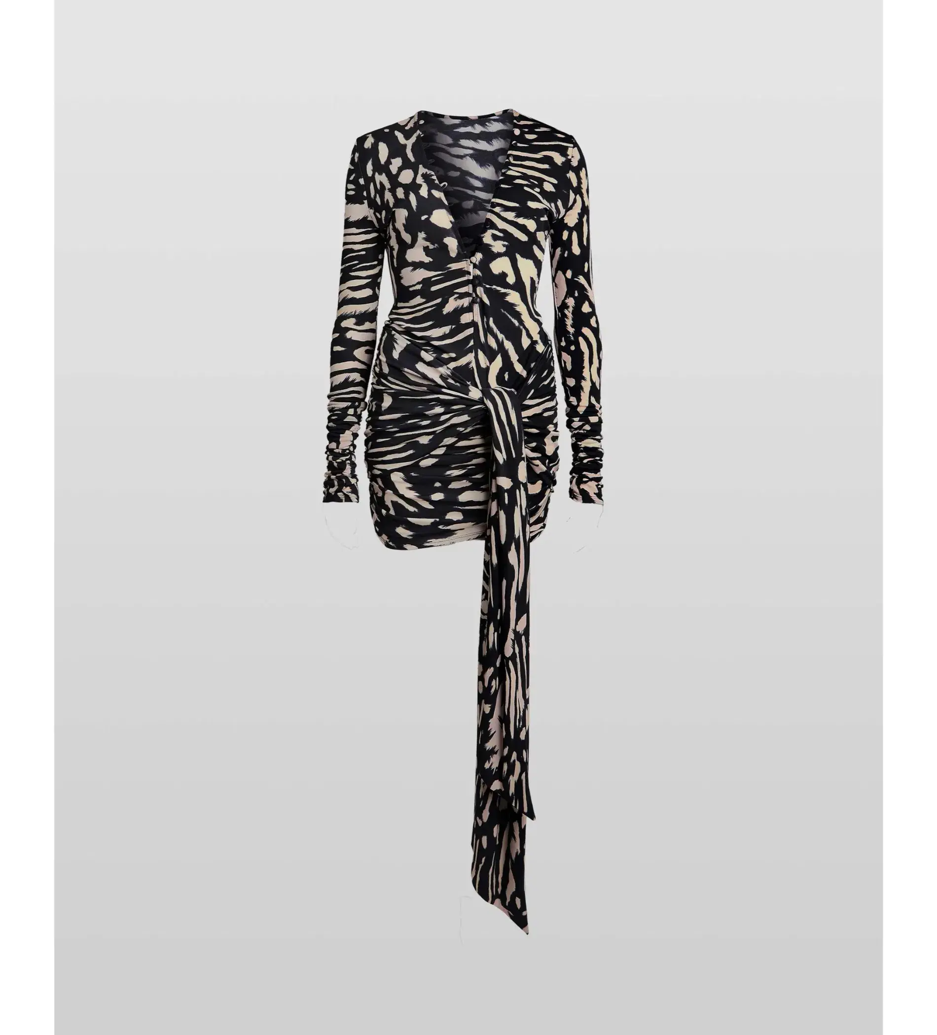 Rat & Boa Leontina Mini Dress Animal Print Size 6 - Image 3