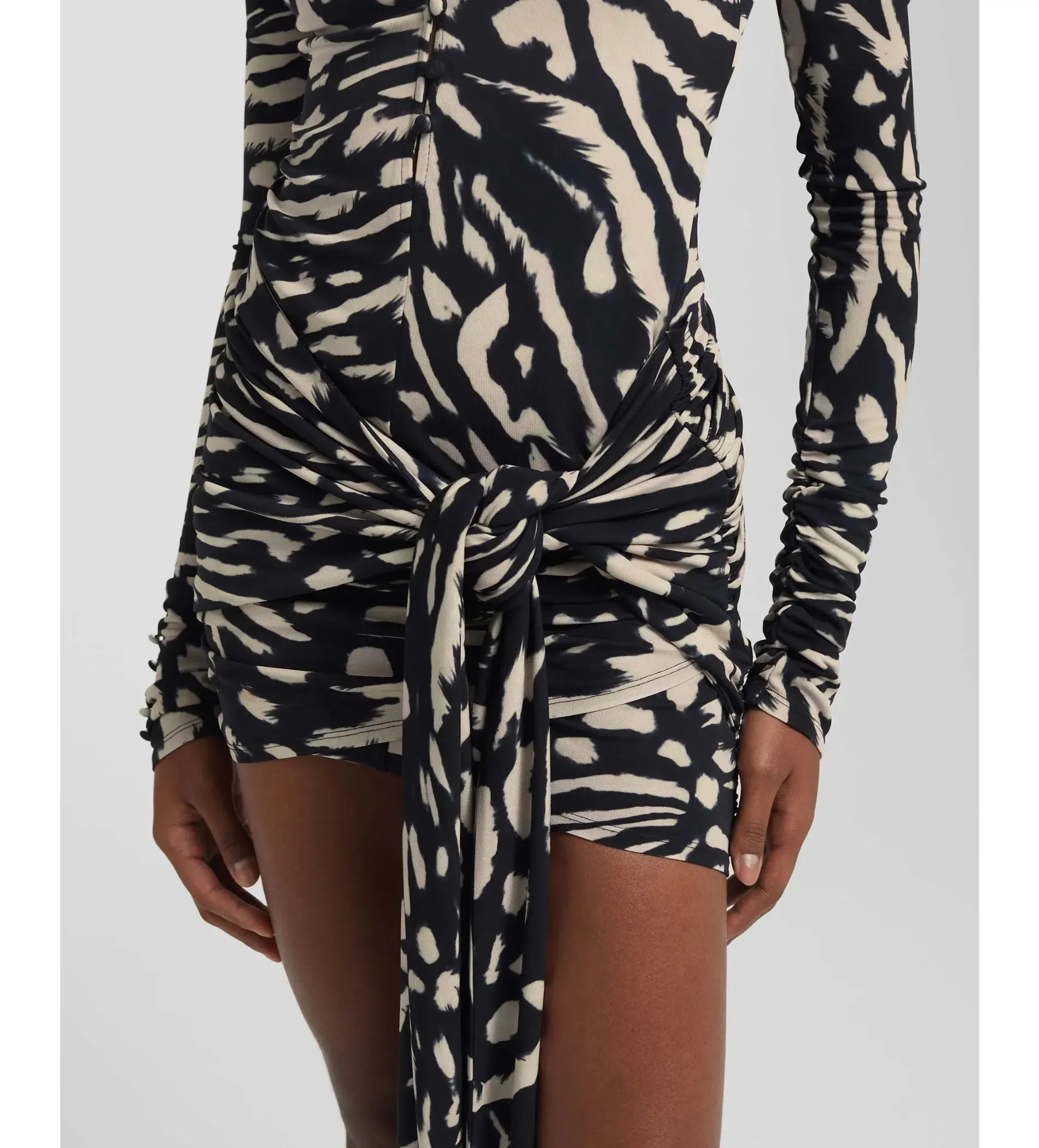 Rat & Boa Leontina Mini Dress Animal Print Size 6 - Image 2