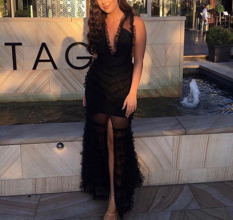Alice McCall All Black Everything Gown Black Size 8 - Image 2